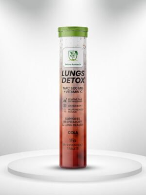 Sattva Aushadhi Lung Detox Effervescent Tablets - Cola Flavour | Natural Respiratory Health Support |